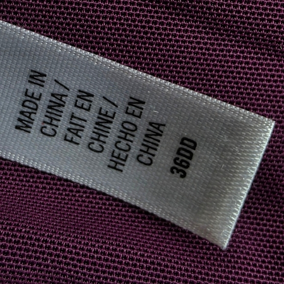 NWOT Victoria's Secret VSX Sport Bra, Purple/Coral, Size 36DD - Picture 9 of 10